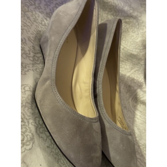 Cole Haan  grand os Shoes Wedges Women Size 10.B Gray Suede Slip On - Picture 5 of 16